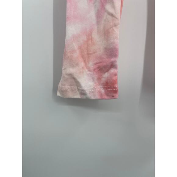 btween Girls Pink Butterfly Sweater Tie Dye Leggings Scrunchie 3 piece Sz 5 NEW - Picture 10 of 13